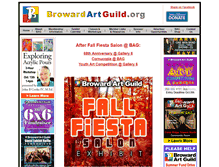 Tablet Screenshot of browardartguild.org