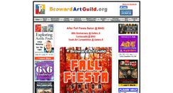 Desktop Screenshot of browardartguild.com